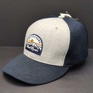 NWT,Wind River, Outfitters Men's Blue/White Mesh,Snap back Hat.